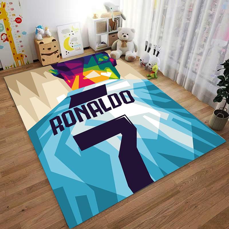 Geometryczny Dywan Ronaldo 7 z Kolorowym Abstrakcyjnym Wzorem Nadaje się do użytku jako antypoślizgowy do salonu sypialni sof