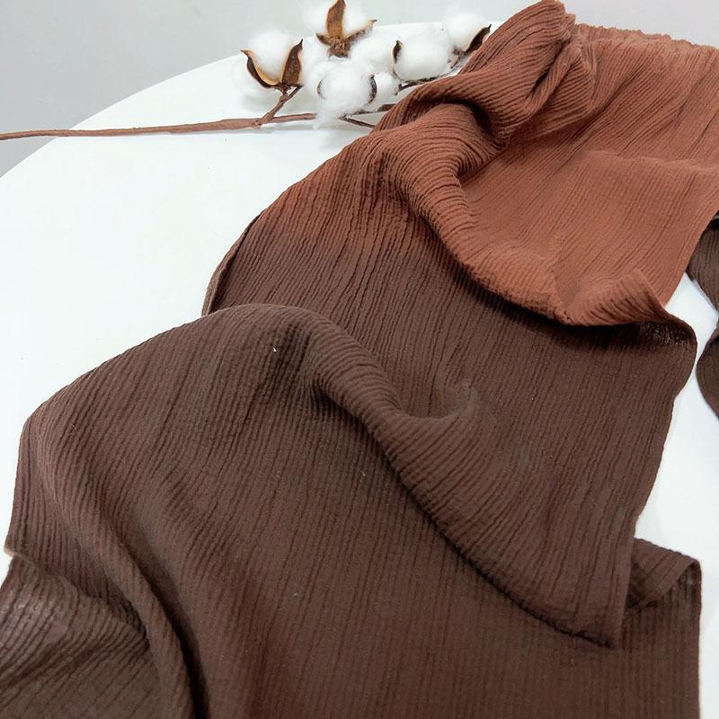 Spring And Summer Linen Tie-Dyed Silk Scarf, Thin Breathable Thin And Narrow Small Scarf With Characteristic Beveled Yarn Two-Color Optional