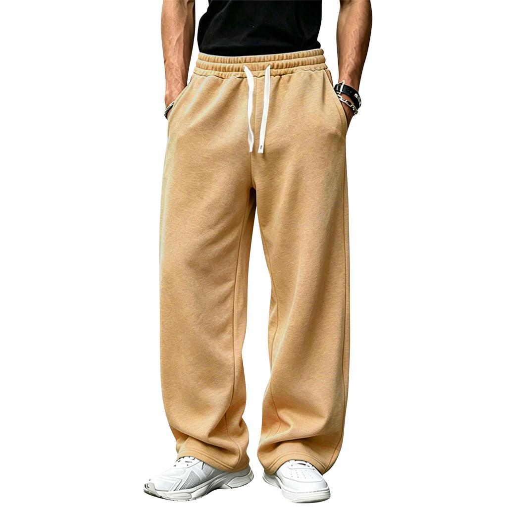 Men's Straight Leg Casual Pants for Everyday Comfort