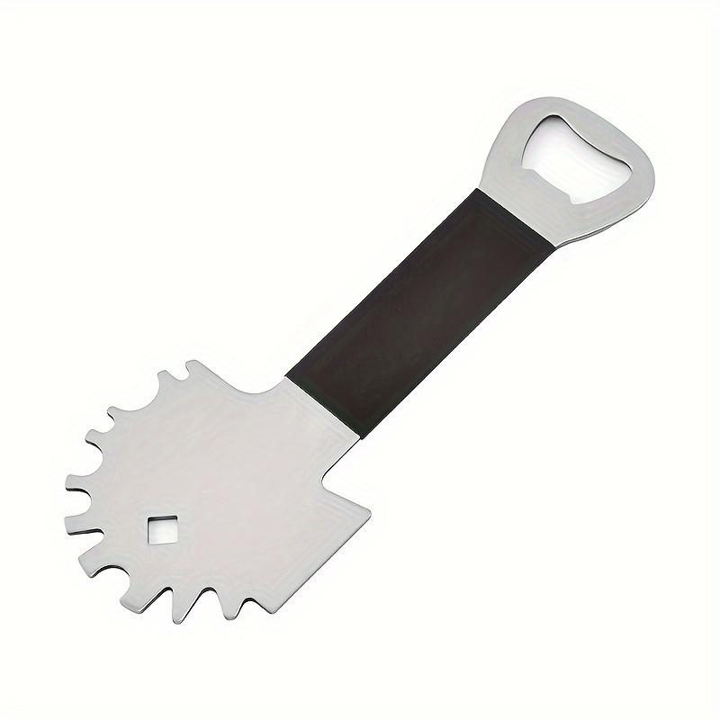 

1pc/2pcs Grill Floss Cleaning Tool, Bristle-Free Metal Grill & Griddle Scraper, Includes Bottle Opener, Barbeque Brush, Substitute 1 Pack Scraper