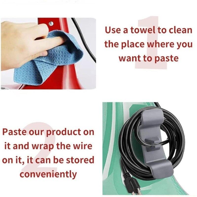5Pcs Cable Winder Multi-purpose Anti-winding Mini Kitchen Appliance Power Cord Management Holder For Home