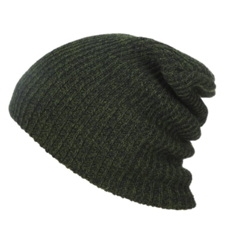 Hip Hop Knitted Hat Women's Winter Warm Casual Acrylic Slouchy Hat Crochet Ski Beanie Hat Female Soft Baggy Skullies Beanies Men