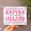 Mom Flower Cutting Dies for Photo Scrapbooking Card Making Decorations Embossing Stencils Carbon Steel Die Cuts