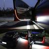 2 Pack 47 Inch Dual Color LED Car Door Warning Lights Flexible Safety Strip for Anti-Collision