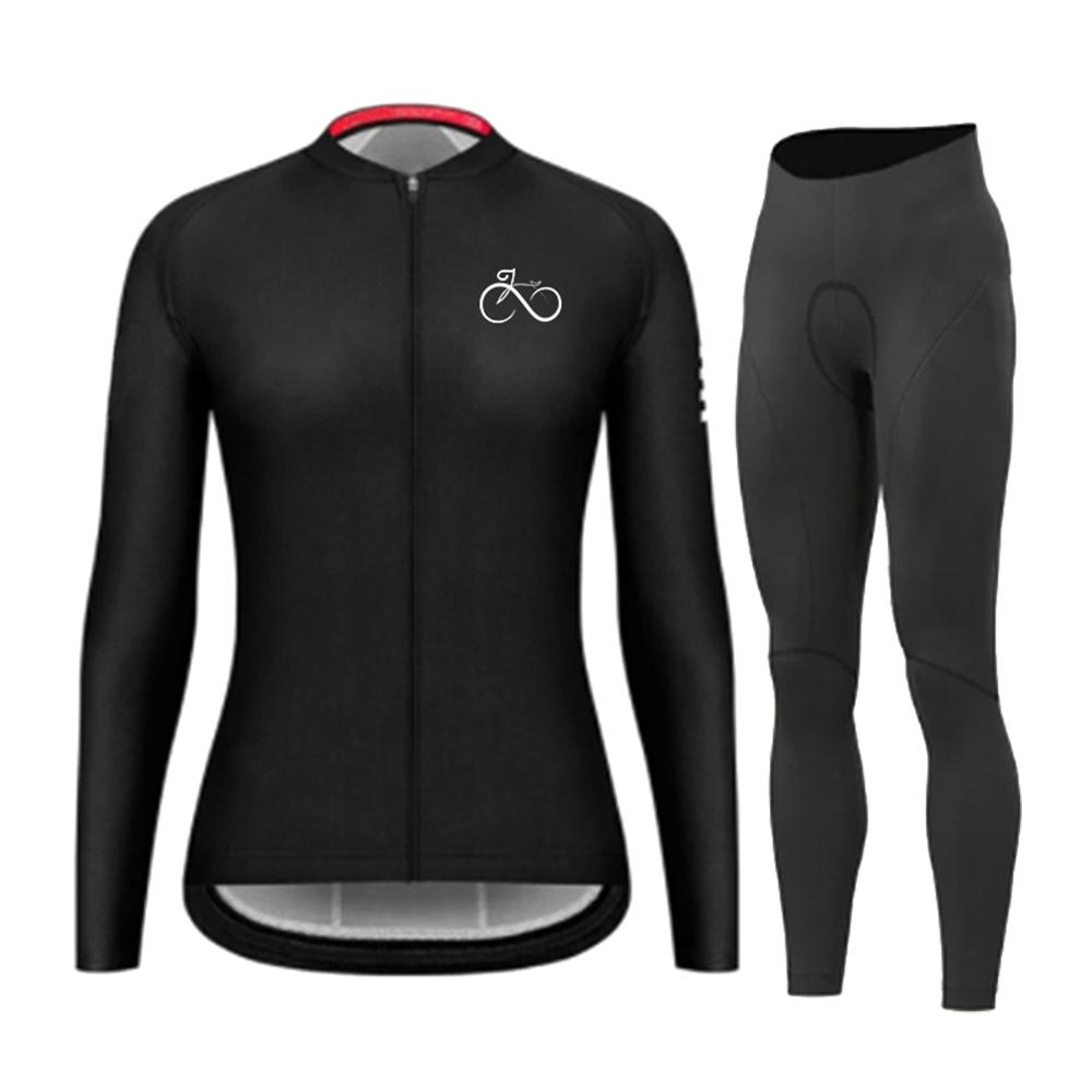 Summer 2026 Fashion Long Sleeves Cycling Jersey Set Breathable Quick Dry Bicycle Jersey Women's Outdoor Sport Mountain Road Bike Cycling Clothing