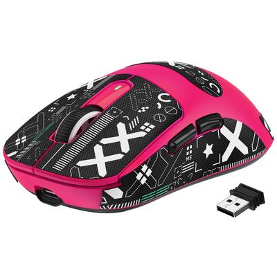 X ATTACK SHARK X3 Gaming Wireless USB Optical Sensor Max 26000 Ergonomic Five for Compatible with with Berry Red A.JAZZ Ultra-Lightweight Mouse, 49g,