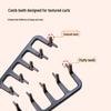 Korean Style Men's Cross-Textured Hair Styling Comb for Fluffy Roots and Bangs