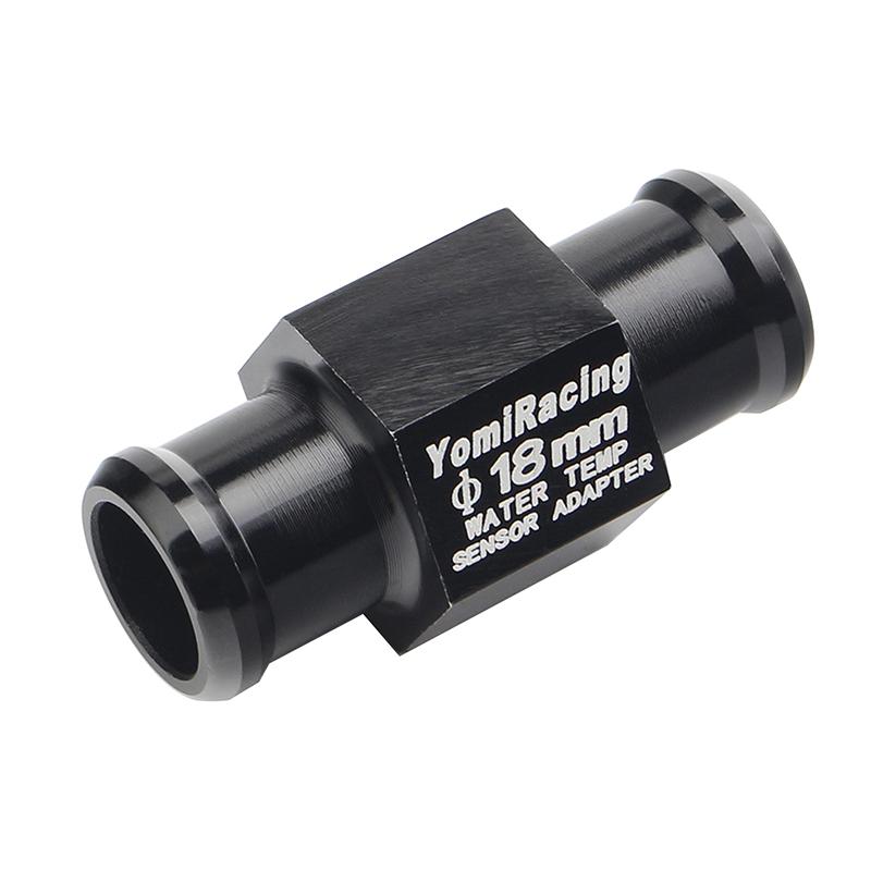 Black Water Temperature Gauge Radiator Temperature Water Temperature Connector Pipe Sensor 16Mm 18Mm 20Mm 22Mm Hose Adapter