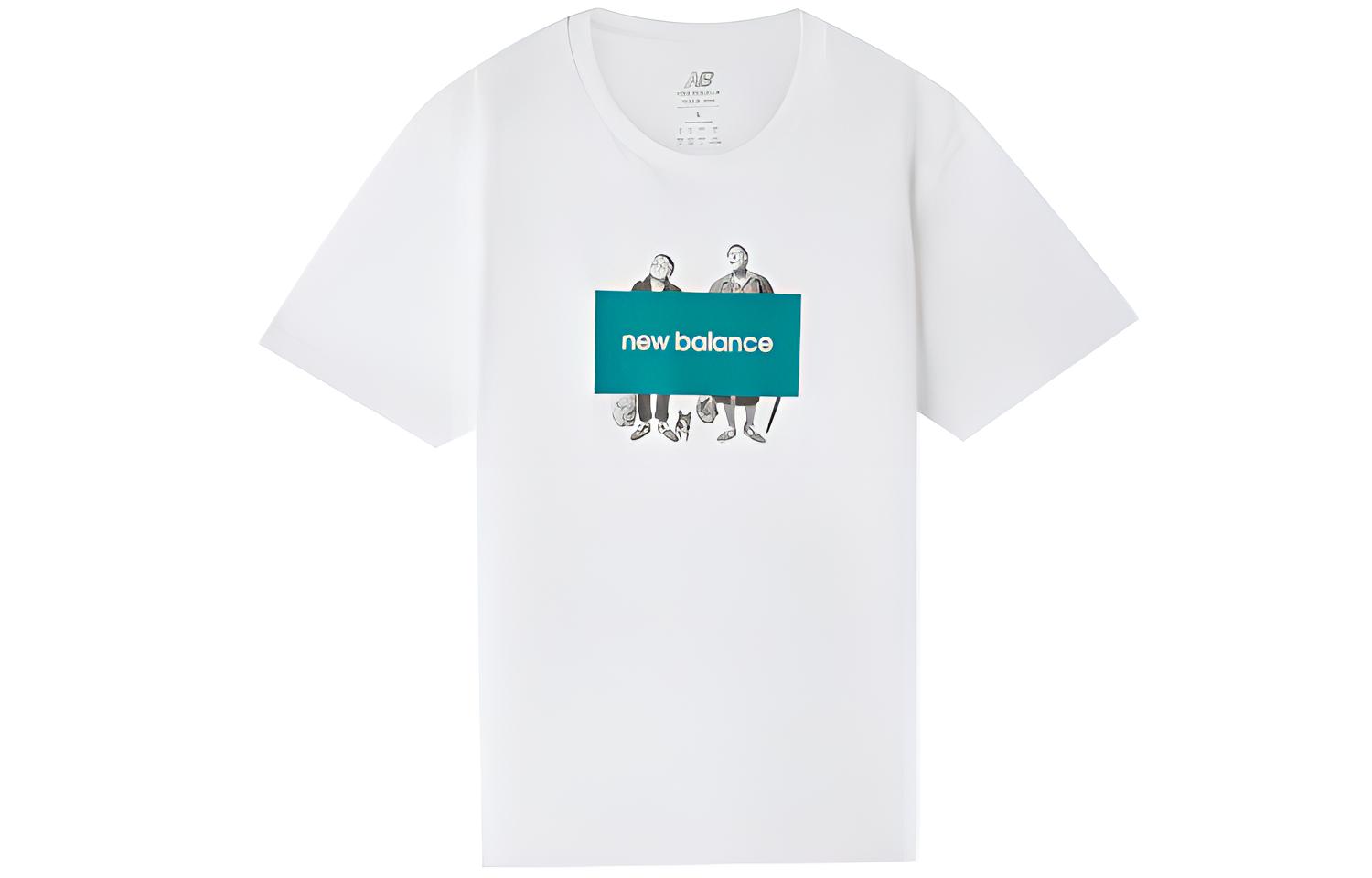 New Balance T Shirt Men s White AMT83535-WT M