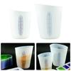 2Pcs Set Measuring Cups with Graduated Scale 250/500ml Laboratory Capacity Cups