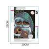 DIY 5D Cartoon OwlDiamond Embroidery Painting stitch for Kunst und Skulpturen - 2#