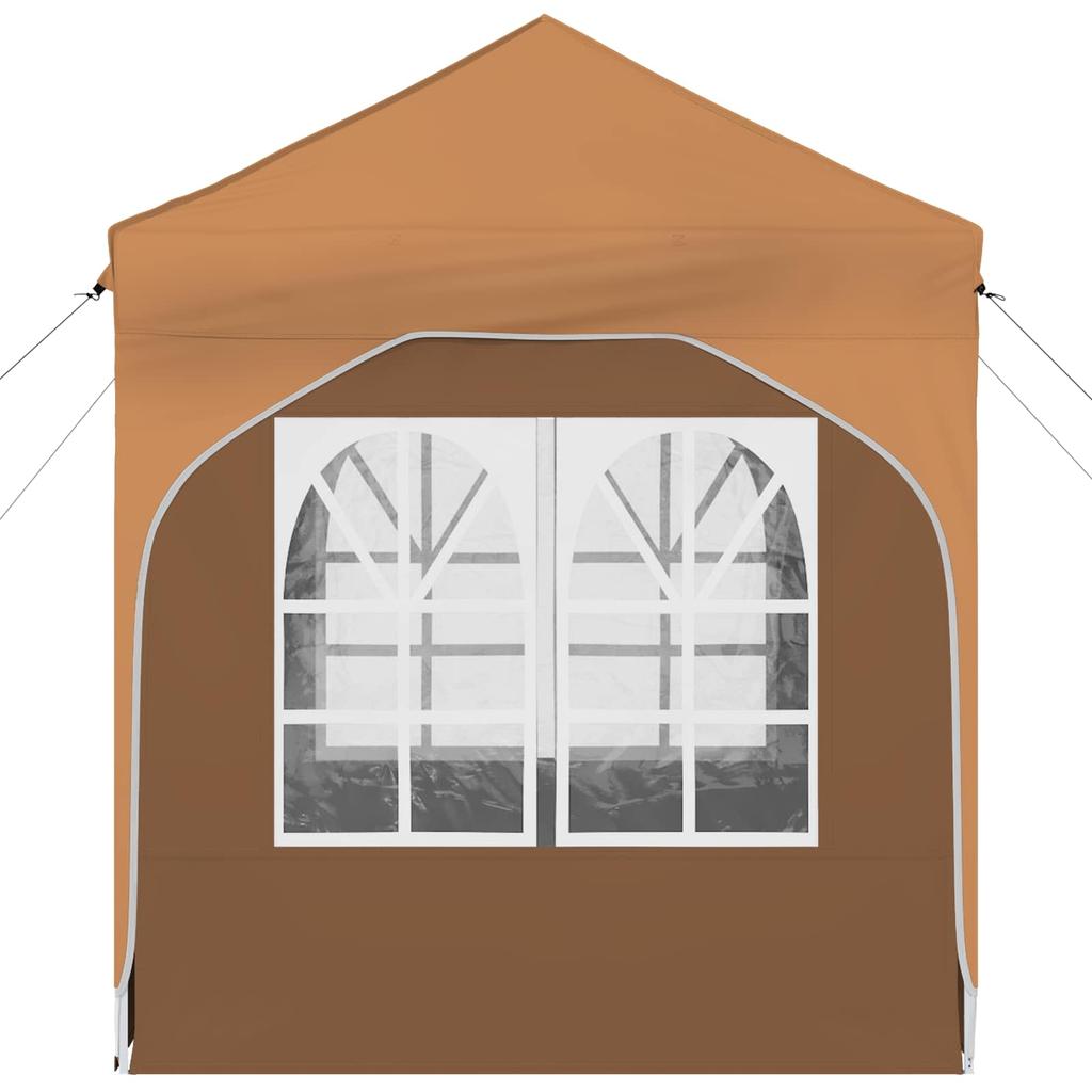 Pop Up Party Tent 192 X 192 X 245 Cm Beige