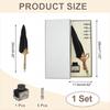 PATIKIL Feather Pen 1 Vintage Feather Calligraphy Fountain Dip Pen Pen Replacement Nibs for Beginner Black Set, Set, Pen, Set, Ink, Holder, Writers,