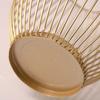 Metal Wire Cage Pillar Candle Holder Vintage Hollow Out Tea Light Holder for Fireplace Mantel Table Centerpiece
