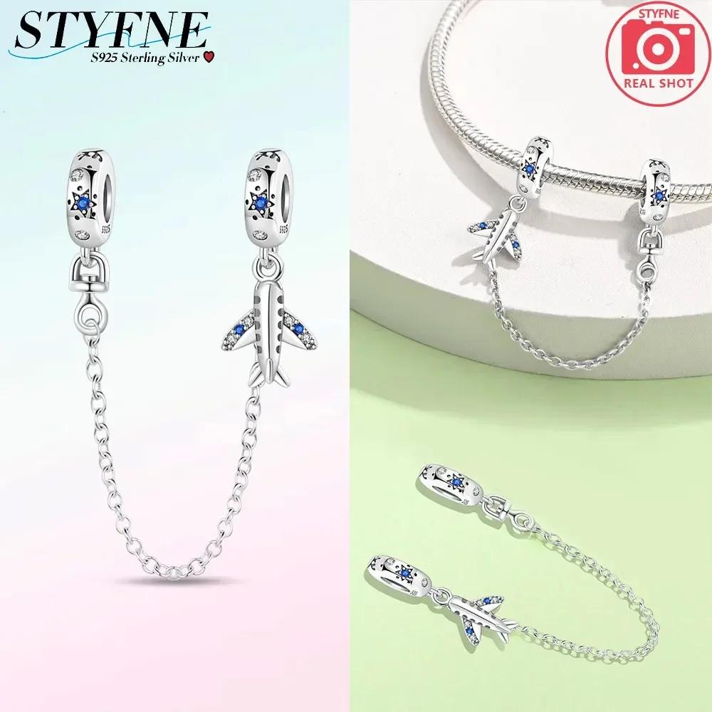 Newcopperclassical Cross Flower Type Musical Note Butterfly Safety Chain For Women Bead Diy Bracelet Jewelry Gift