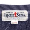 CAPTAIN SANTA made in Japan Long sleeve sweat trainer L Navy Men's Used