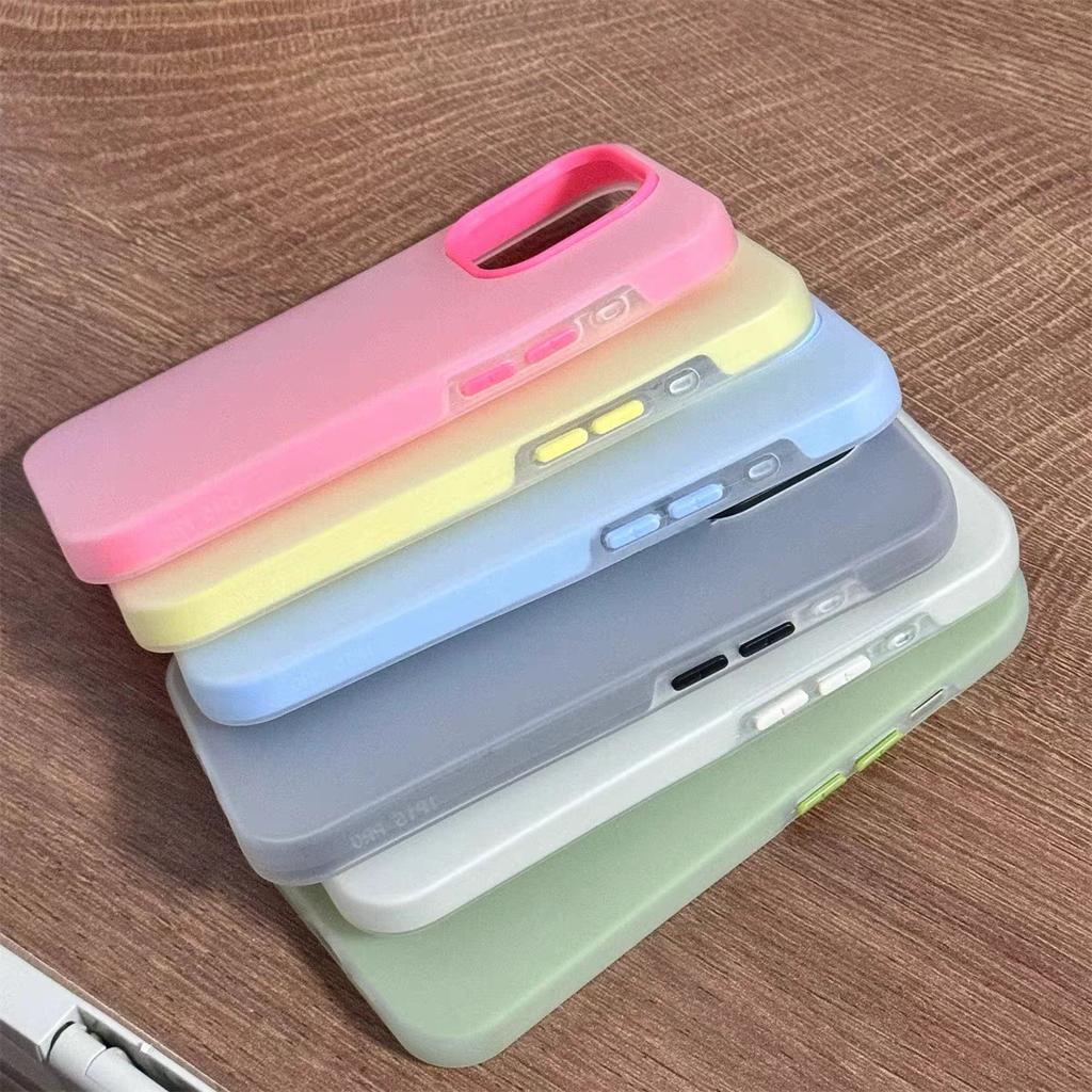 Case For POCO F7 ULTRA M7 X3 X5 X6 F5 PRO Xiaomi Mi 17 PRO MAX 14T 15T Candy Color Frosted 2 in 1 Glow Matte Soft Cover