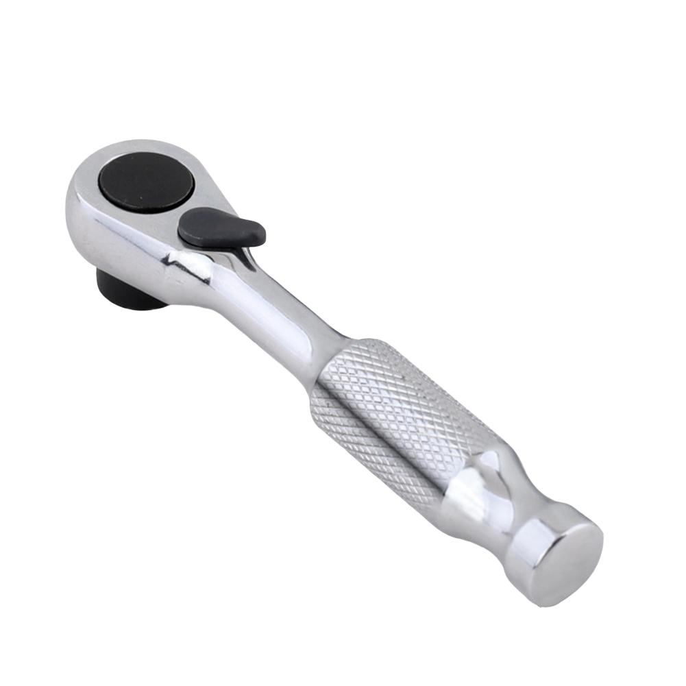 1/4 Drive For Mini Ratchet Wrench Featuring Labor-Saving Spur Wheel and Anti-Slip Handle for and Comfortable Use