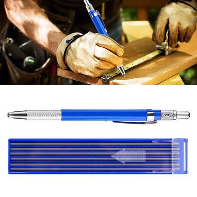 With 12 Refills Metal Markers Pen Accessories Blue Equipment