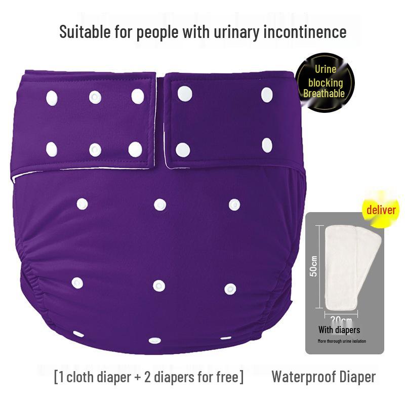 Adjustable Incontinence Protection: Breathable, Anti-Leak Pants for Adults & Bedridden Patients