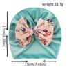 Flower Big Bowknot Baby Hat Soft Velvet Baby Girls Hat Bonnet Spring Infant Toddler Turban Cap Beanie Kids Hat
