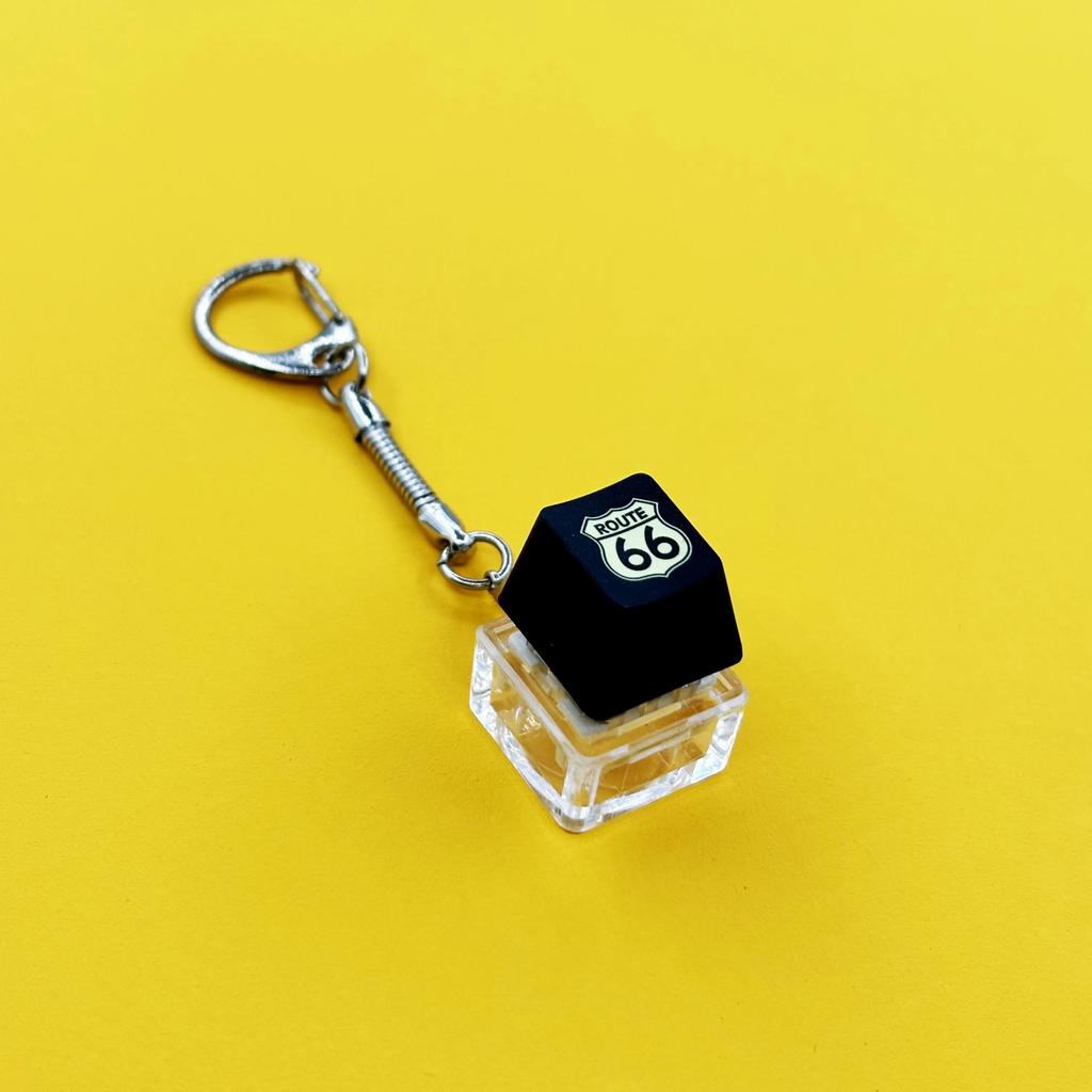 Keyboard Key Toy Party Stress Relief DIY Fidget Button Keycap Fidget Keychain Keyboard Keychain Toys Finger Keyboard