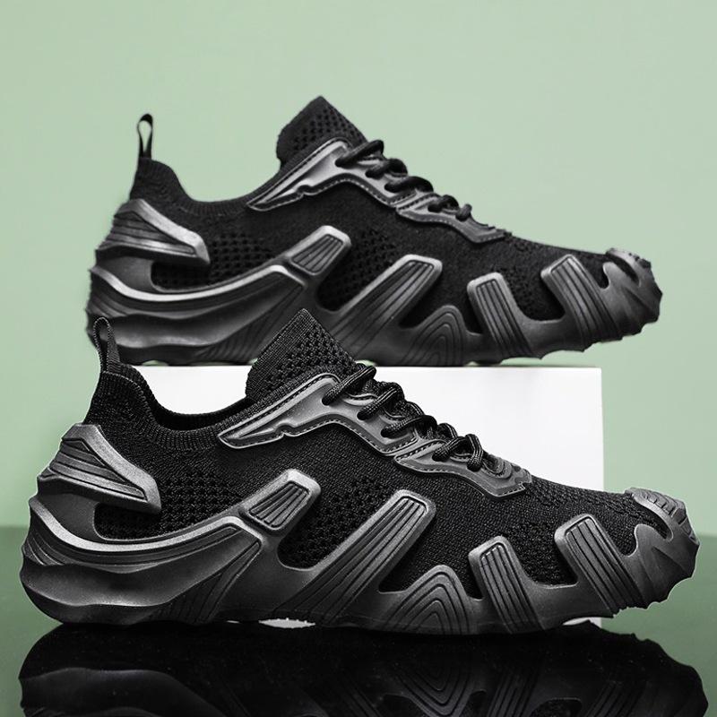 

Повседневная спортивная модная обувь мужская трикотажная обувь для студентов весна-лето 2025 мужская обувь дышащая сетчатая обувь для подростков 39