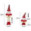 50CM Christmas Telescopic Doll Dwarf Snowman Christmas Deer Decoration Christmas Reindeer Retro Small Size Christmas Ornament