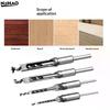Durable Square Hole Drill Bits 6.4/8/9.5/12.7mm Portable Woodworking Mortising Chisel Adapter For DIY Woodworking Drilling Tools