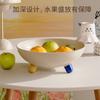 Light Luxury Fruit Plate Household Living Room Coffee Table Dried Fruit Nuts Candy Box Chinese New Year Creative Snacks Pastries Placement Plate Bowl