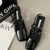 Women Summer Thick Heel Retro Style Sandals Ladies Square Toe Elegant Party Shoes