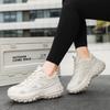 Vintage Durian Sole Design Single Shoe 2024 New Mesh Thick Sole Elevated Casual Shoes Fashion Breathable Versatile Women's Shoes