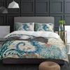 Seahorse Ocean Nautical Style Duvet Cover With Pillow Case Custom 3pcs Bedding Set Quilt Cover Double Bed Home Textile