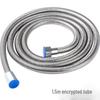 Stainless Steel Anti-Kink Explosion-Proof Shower Hose, Leak-Proof & Pressure-Resistant for Bathroom Use