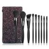 Set di 9 Pennelli per Trucco Ombretto Fondotinta Donna Cosmetico Cipria Libera Blush Super Morbidi per sfumare Pennello Make Up Strumento di Bellezza