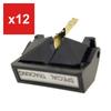 Replacement Stylus JICO 192-VN35HE for SHURE VN-35HE (Hyperelliptical)