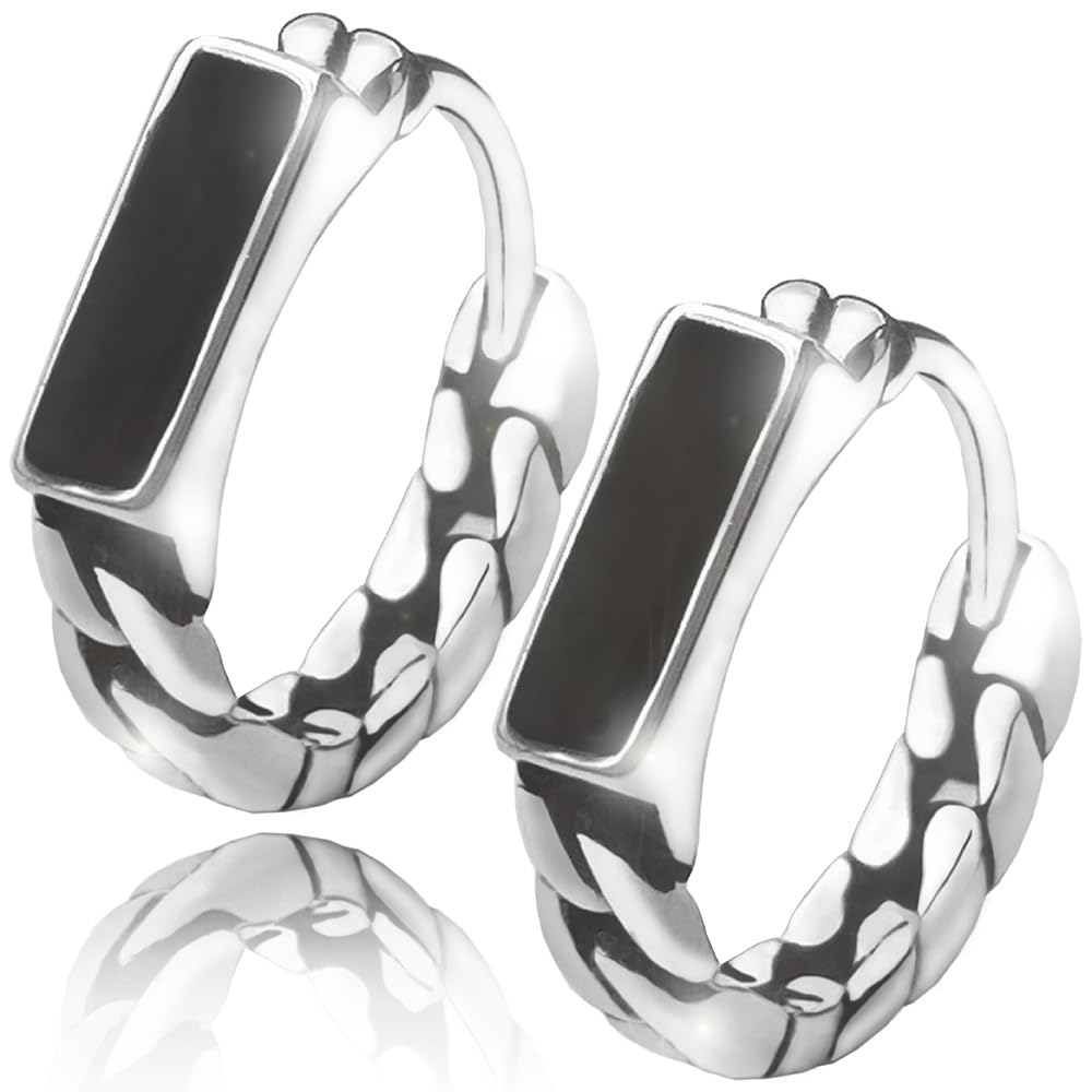 

Серьги Кольцо Бренд Simple Hoop Kihei Серебро 925 Бинауральный набор Металл Гипоаллергенный Диаметр [RaHash] Мужские (Внешний 13мм)