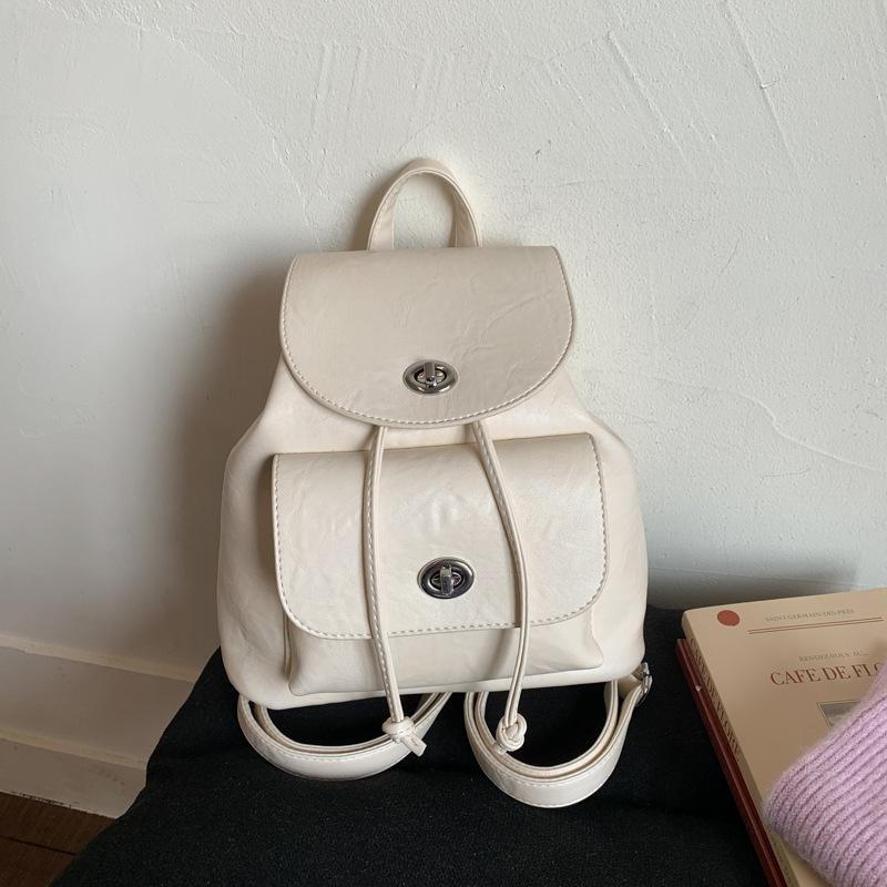 Retro Backpack Large Capacity Bag Fashionable Backpack Outdoor Commuter Bag Going Out Travel Small Bag