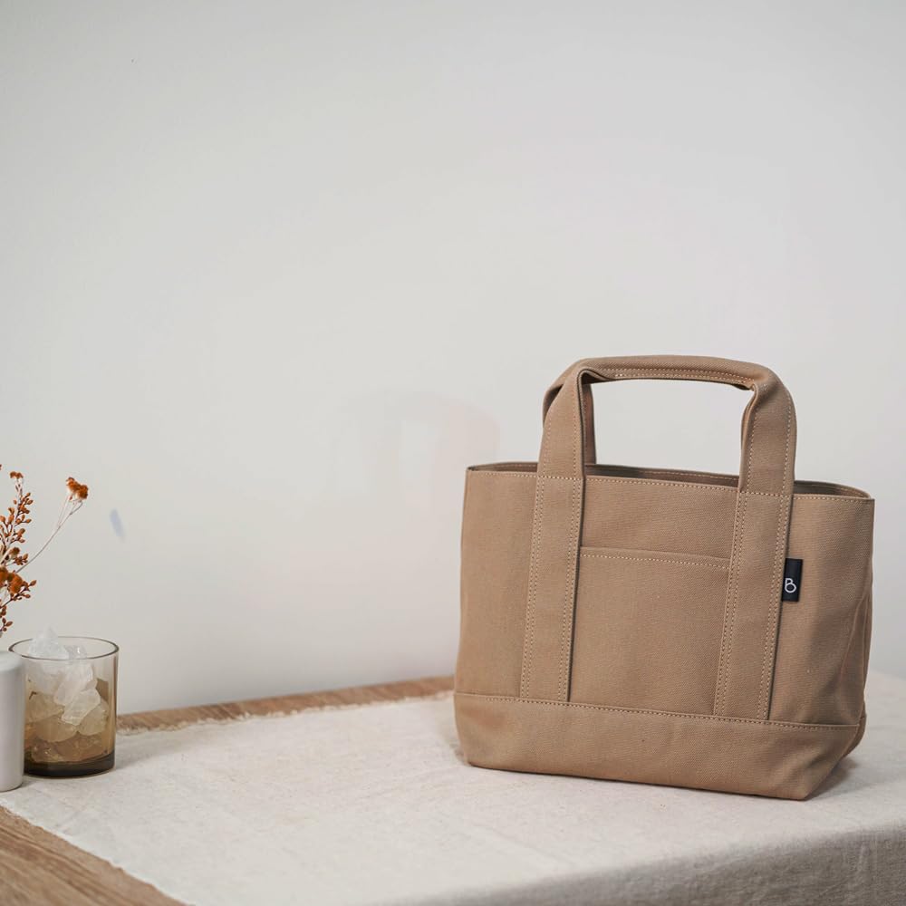 Canvas Tote Medium [BRILLANTE FARBEN] Tasche, (Greige)