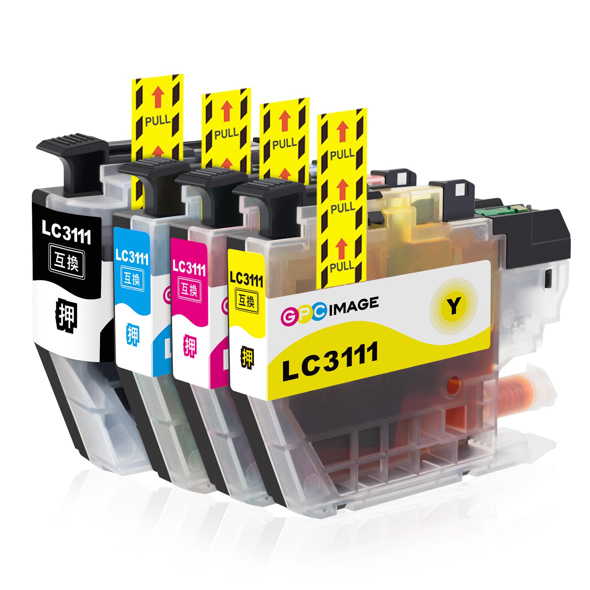 

GPC Image Compatible Ink Cartridge LC3111 4 color set Тип картриджа великої ємності для Brother LC3111 LC3111BK DCP J572N J577N J582N J978N J998DN