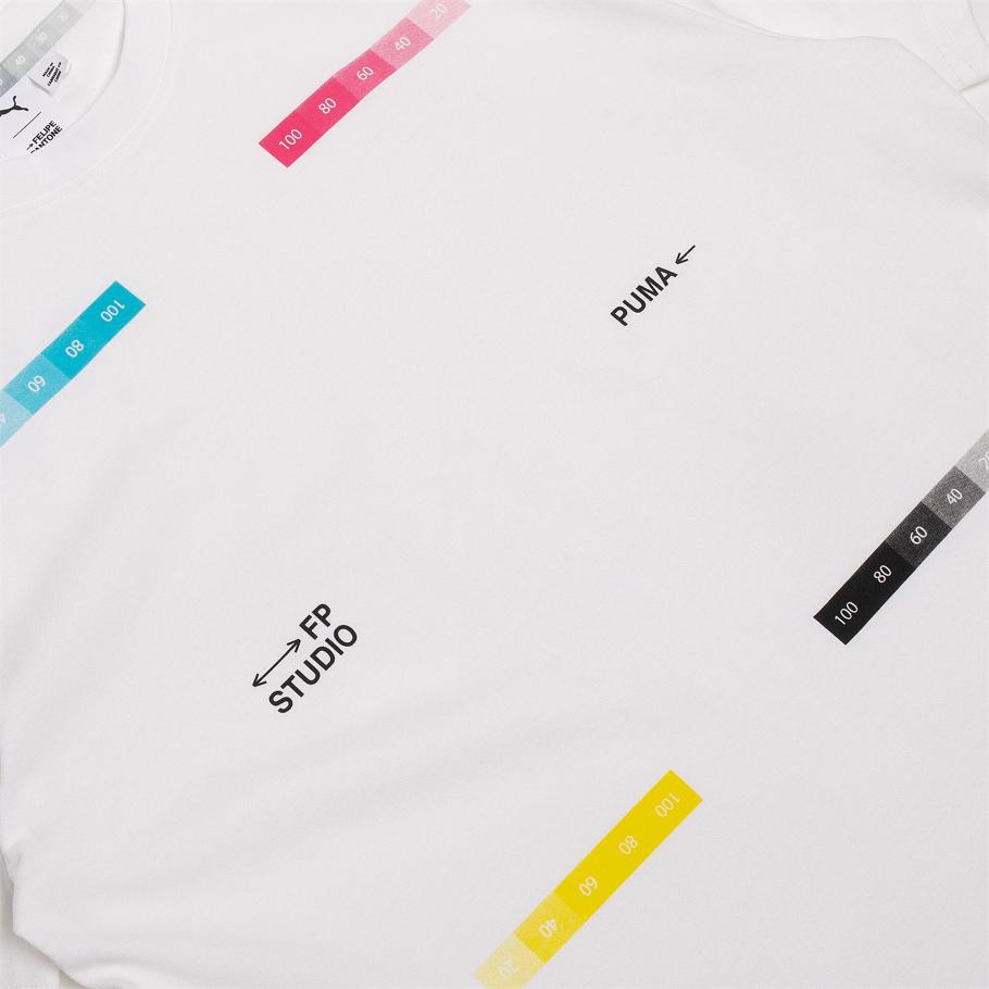 Puma Felipe Panton Loose Fit Graphic Print T-Shirt Men Tops 530383-02