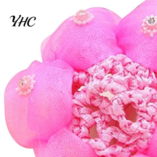 Bun Maker Hair Net High Elasticity Sretchable Involucres Pattern Baby Girl for Ballet Decoration