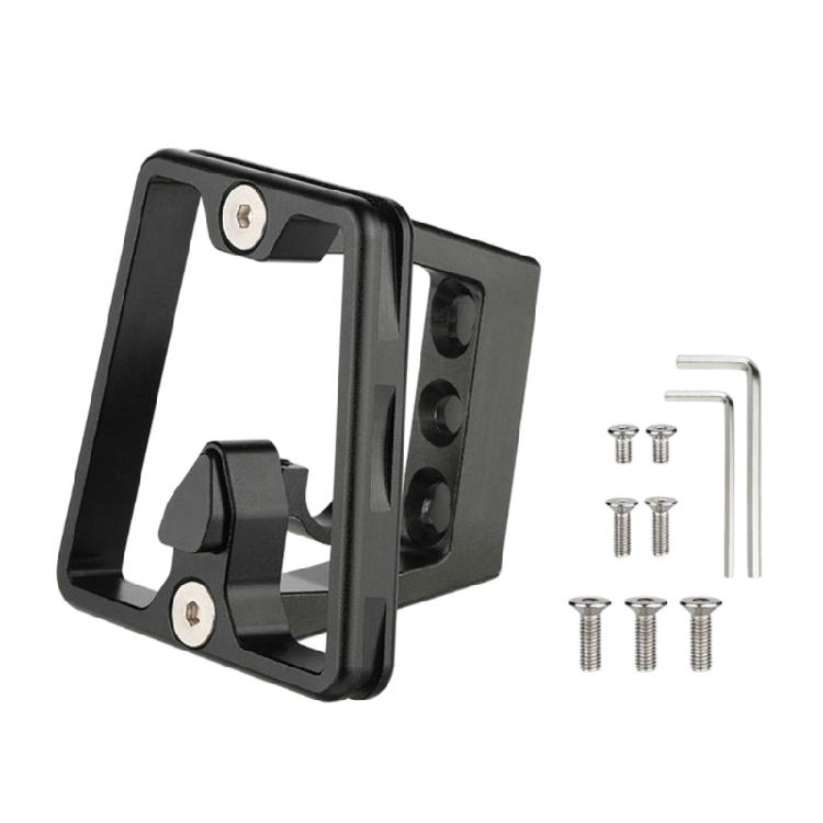 

Folding Bicycles Bag Basket Bracket Front Carriers Block Adapter Includes Screws чорний