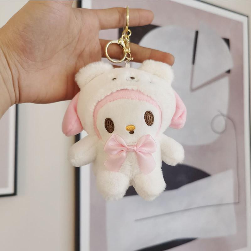 Adorable Plush Keychain Doll Cute Animals Perfect Gift Bag Charm Accessory