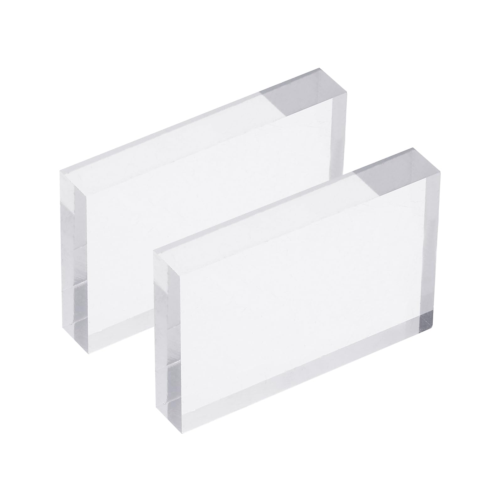 

PATIKIL Acrylic Stamp Blocks with Grid 2 Clear Stamp Rectangular Decorative Mounting Perfect for DIY and Card Making Lines, Blocks, Blocks,