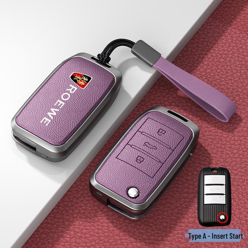 Fit for Roewe RX5 16-20, i6, RX8, RX3, EI5 Metal Key Cover