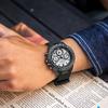 Citizen Attesa Light Powered Quartz Movement Titanium PU Strap Watch Unisex Silver Dial CC4055-14H