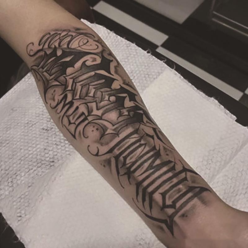 Waterproof Herbal Juice Tattoo Decals - Semi-Permanent, Non-Reflective for Men & Women’s Arms, Chest, Back