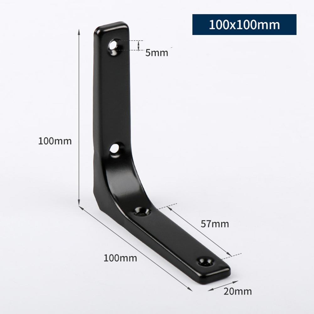 L Shaped Shelf Bracket Wall Mount Brackets Home Decor Layer Board Support Furniture Connectors Heavy Duty Right Corner Code