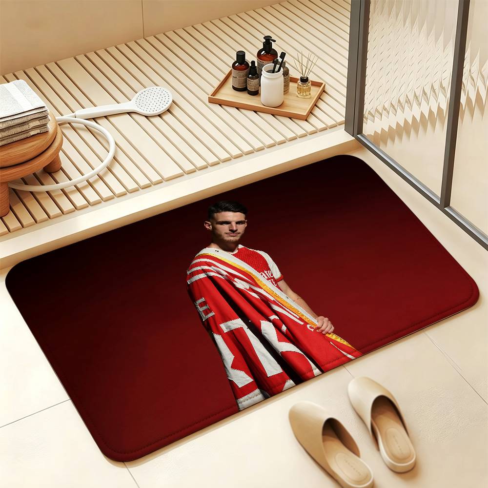 D-Declan R-Rice Football Short Plush Rug Carpet mat Machine Washable Soft Comfortable Anti‑Slip Floor Mat Home Decor